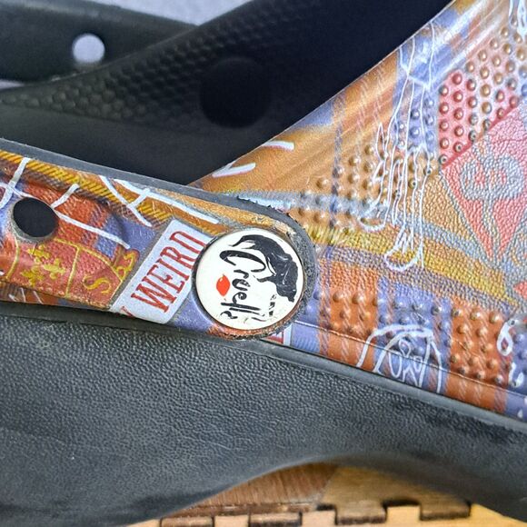 Crocs x Disney Cruella II Platform Clog Women’s Size 7 Rare HTF Multicolor Shoes - Picture 10 of 14